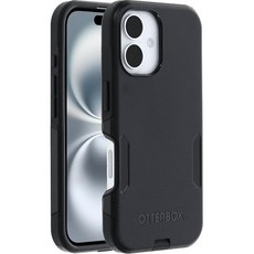 OtterBox 오터박스 Commuter 시리즈 맥세이프 케이스 아이폰 16 프로용 충격 방지 낙하 견고한 보호 군사 표준에 따라 3배 테스트 완료 블랙 그외 각종 355537