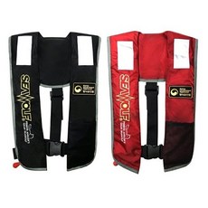 시울프 자동팽창식구명조끼 SW-7F03 해양수산부 형식승인 KOMSA 검정, 레드