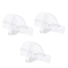 투명 컬러 안경 디스플레이 벽걸이 보관함 선글라스 비천공, 3pcs