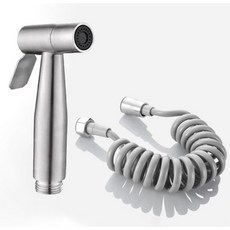 SL테크 욕실 베란다 스프링 코일호스 3M 스프레이건 샤워기, 1세트
