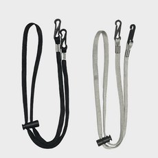 마스크 스트랩 목줄 고리형 끈 분실방지 조절끈, 그레이