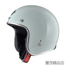 ZEUS ZR-A 復古帽 親膚涼感內襯 輕量 安全帽, 松林綠