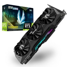 ZOTAC GAMING 지포스 RTX 3080 Trinity D6X 10GB 3팬 트리니티 중고