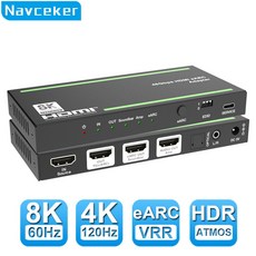 CEKE HD EARC 오디오 추출기 스플리터 SONOS 사운드바용 컨버터 120H 4K, US Power Plug, 3) ZYACW11  US Power Plug, 2) US Power Plug, 4. US Power Plug