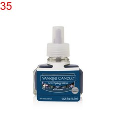 西寧鹿 YANKEE CANDLE 芳香精油插電式香氛 美國帶回，持久香氛，多款可選，居家香氛首選, 1件, 編號35 Blueberry, 18ml, Blueberry