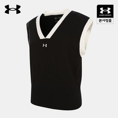 [정상가 199 000원] 여성 UA골프 브이넥 스웨터 베스트_U4UWSV001-0001
