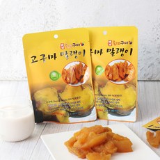 친환경팔도 [생산자직송] 해남 강미자님의 고구마말랭이 60gx10봉, 60g, 1개