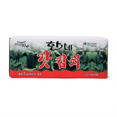 케이푸드_냉장포장 한가네 갓김치 중국산 5kg, 1개