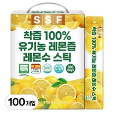 유기농 레몬즙 레몬수 스틱 100%착즙 원액, 2kg, 1개