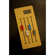 MIDI 컨트롤러 DAW 호스트 USB 미니 25키 키보드 마스터 디지털 DJ장비 프로페셔널, 4레일 - 옐로우, 4레일 - 옐로우