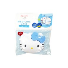 헬로키티 산리오 다용도 보관함 알약 악세사리 쥬얼리 머리끈 소품 케이스 수납함, 1개, 스카이블루(알약보관함)