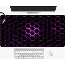 기하학 라인 XXL 대형 마우스패드 900x400x3mm 고해상도 인쇄 미끄럼 방지, 1개, 기하3