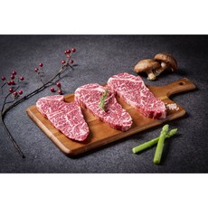 <작은식육점>영주 한우++등급 1등급 채끝 구이용 (냉장) 단품, 1개, 300g