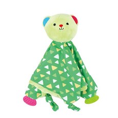 녹색 곰돌이 애착이불 남아용 아기담요 선물 백일선물 6개월 돌선물