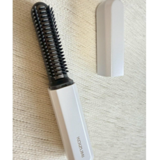 KOIZUMI 小泉成器 無線前髮瀏海梳 USB充電 陶瓷塗層 快速加熱 輕巧便攜, 白色, KHR-6420