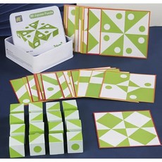 [KC인증] 3D 직소퍼즐 그린/ 도형맞추기 두뇌개발 유아 보드게임 치매예방 부모님선물 시니어게임