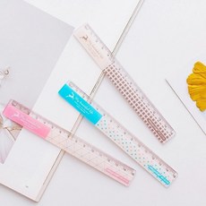 bitoon 15cm 可愛小清新繪畫直尺, 1個, 2把裝(顏色隨機)