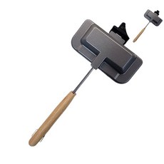 샌드위치메이커 휴대용 토스트 양면팬 1P 캠핑 skp*96346wi, 1개