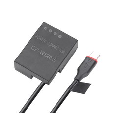 KingMa TC-W126 Type-C 轉 NP-W126 假電池 王冠攝影配件, 1個