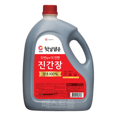청정원 햇살담은 두번달여 더 진한 진간장, 1개, 3.6L