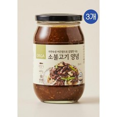 올가 소불고기 양념, 3개, 460g
