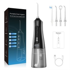 Shipshape 구강세정기 대용량 구강세정기 클린이워터 건강한 구강관리 물치실 350ML, 블랙, M131