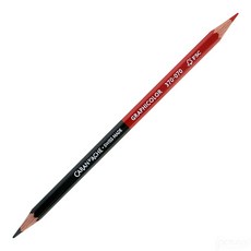 Caran d'Ache Graphicolor BiColor 연필 - 레드/그래파이트, Caran d'Ache Graphicolor BiCol