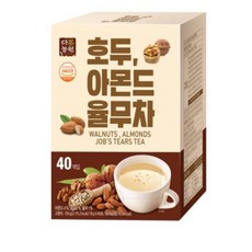 다농원 호두 아몬드 율무차, 40개입, 4개, 18g