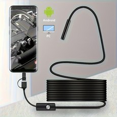 조정 가능한 빛을 가진 5.5/8mm HD 내시경 카메라 파이프라인 검사를 위한 IP67 방수 6 LED 안드로이드, 01 5.5MM 480P Soft wire, 01 빠른, 01 1m