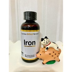 CGN液體鐵補充劑 雙甘氨酸亞鐵 黃塢根 118ml 素食純淨 幫助造血 能量代謝 美國現貨, 1個