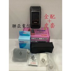 F60 (4G) 新版雙螢幕按鍵機，老人機，Type-C充電，大字體按鍵，4G高速網路，附發票, 黑色+全配+皮套, 1個