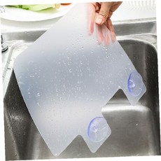 주방 싱크 물 튀김 차단 흡착 실리콘 설치 간편한 세척 공간 깔끔 유지 보조 용품, 1개