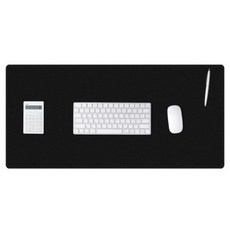 레토 가죽 마우스 장패드 LMP002XLC 800 x 400 mm, 4개, 블랙