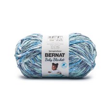 Bernat Baby Blanket 태비 실 - 1팩, 1 Pack, Ocean Waves