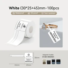 3 롤 NI B21 B3S B1 B31 열 라벨 의류 자체 접착 태그 방수 스마트 오 포켓 프린터, JewelsWT30x70-3rol