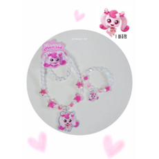 슈팅스타 티니핑5 악세사리 티니핑목걸이 슈팅스타 티니핑팔찌 티니핑목걸이와팔찌세트 어린이악세사리 티니핑정품 여아악세사리 유치원생선물 유아악세사리 티니핑선물