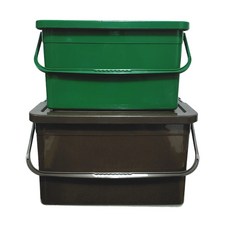한샘 명품 다용도 바스켓 중 대 플라스틱 배달통 장난감정리함 캠핑용, 그린, 1개