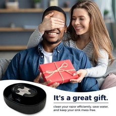 Razor Rinsor 刮鬍刀清洗神器 刮鬍刀清潔 父親節男友禮物, 雙色禮盒組, 1個