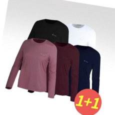 등산티셔츠 신축성 좋은 여성 라운드넥 기모 티셔츠 긴팔티셔츠 기모티셔츠 아웃도어 라운드티셔츠 여성티