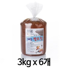 쌀조청 3kg(6개) 벌크 쌀엿 전통 물엿 업소용, 1개, 1g