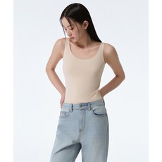 MUSINSA STANDARD WOMAN [쿨탠다드] 우먼즈 슬리브리스 언더셔츠 [라이트 베이지] 196839