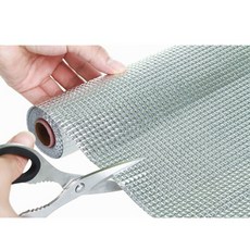 1 롤 60X300Cm 오일 방지 매트 알루미늄 호일 방수 방진 캐비닛 서랍 라이너 주방 욕실 가구 보관용