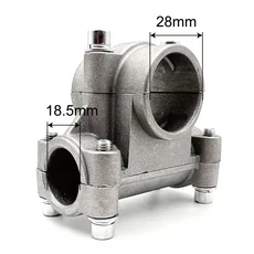 오토바이브라켓잔디 트리머 브러시 커터 깎는 기계 부품에 대 한 교체 알루미늄 26/28mm 핸들 브래킷 클램, 01 28mm