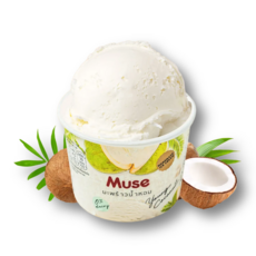 델리쿡 태국 코코넛 과일 디저트 아이스크림 (냉동), 4개, 80g