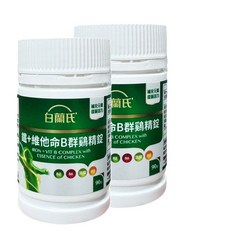 白蘭氏 鐵+維他命B群雞精錠, 2個, 90顆
