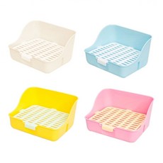 사각 토끼 배변판 화장실 대 (랜덤) 플라스틱 배설물, 1