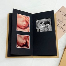 리브온 아코디언 산모수첩 임산부 육아 일기 태교 기록 수첩, 1개, 브라운