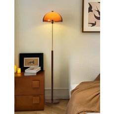 장스탠드 거실 조명 침실 플로어 무드등 인테리어 사이드 소파, 크롬색 차색 커버 9W 삼색 변광