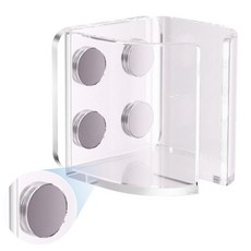 슈슈펫 자석 4개구성 아크릴 햄스터 물병 급수기 거치대, 1개, 투명