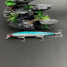 낚시 루어 싱킹 미노우 140S 140mm 26g 바닷물 블랙 베이스 파이크는 하드 미끼, A